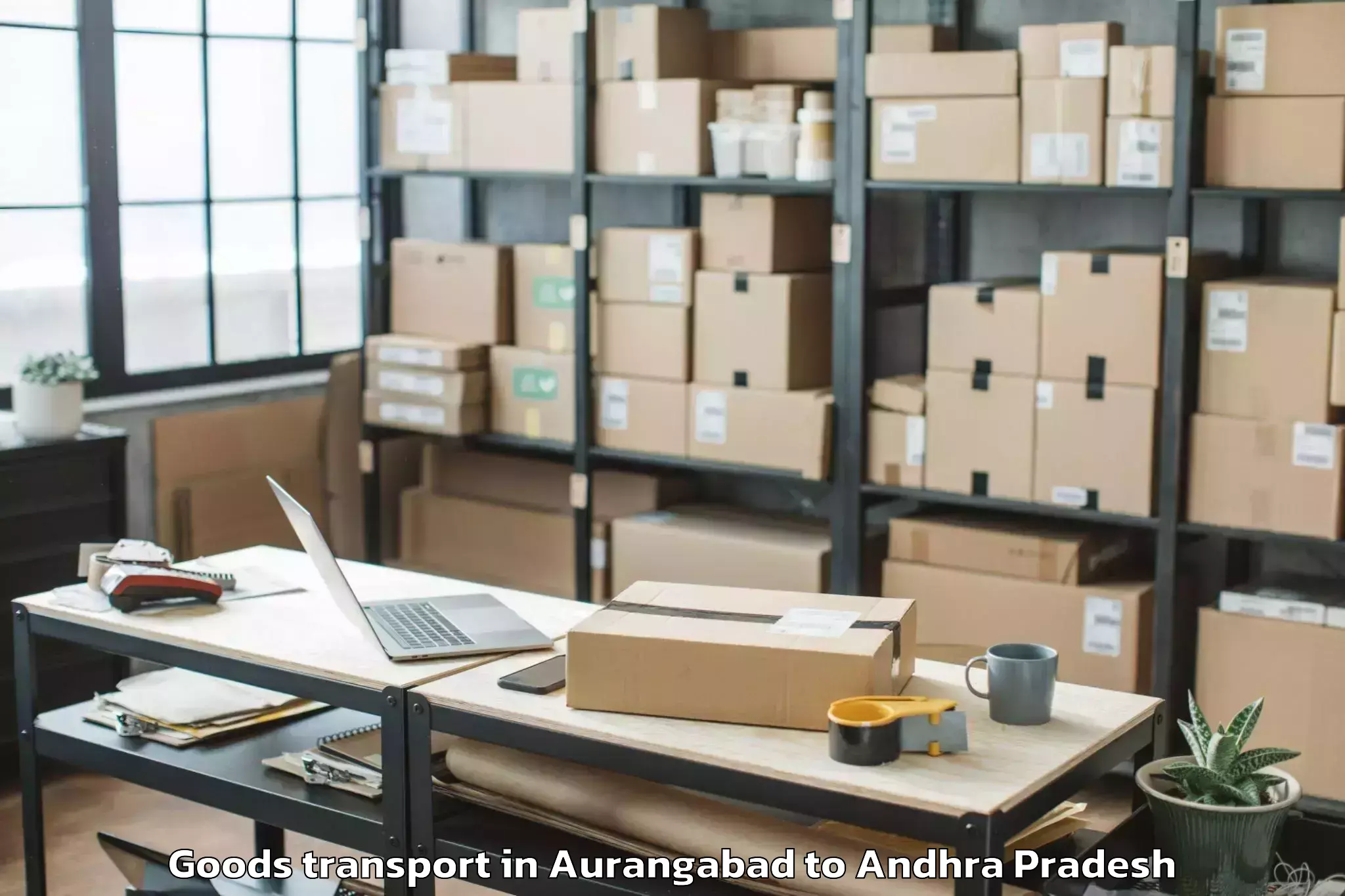 Discover Aurangabad to Rentachintala Goods Transport